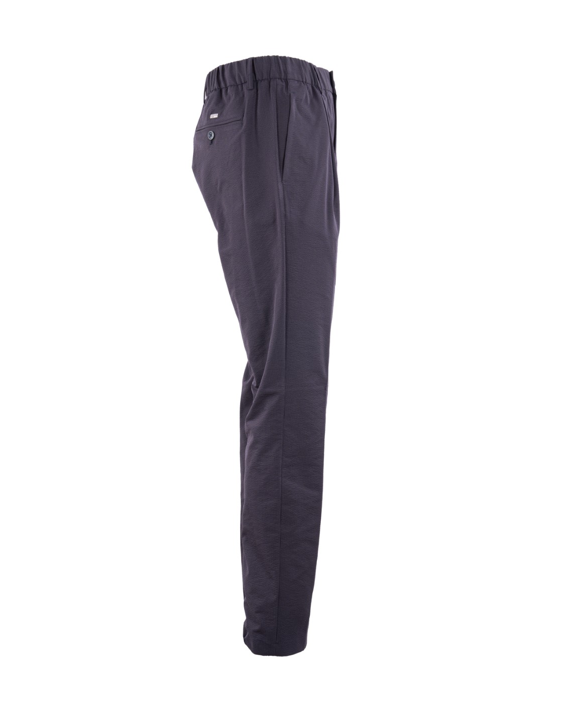 shop HERNO  Pantalone: Herno pantaloni in seer-crease.
Vestibilità regolare.
Inserto elastico in vita con coulisse.
Pinces.
Tasche sui fianchi.
Tasche a filetto con bottone sul retro.
Logo Herno in metallo sul retro.
Chiusura con bottone e zip nascosta.
Composizione: 100% poliestere.
Made in the Republic of Moldova.. PT000093U 12684-9200 number 913432
